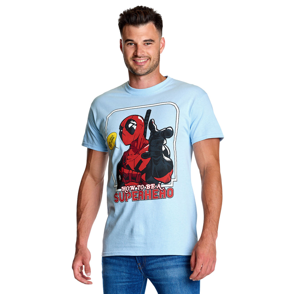 Imagen del producto Deadpool - Cómo ser un superhéroe Camiseta azul
