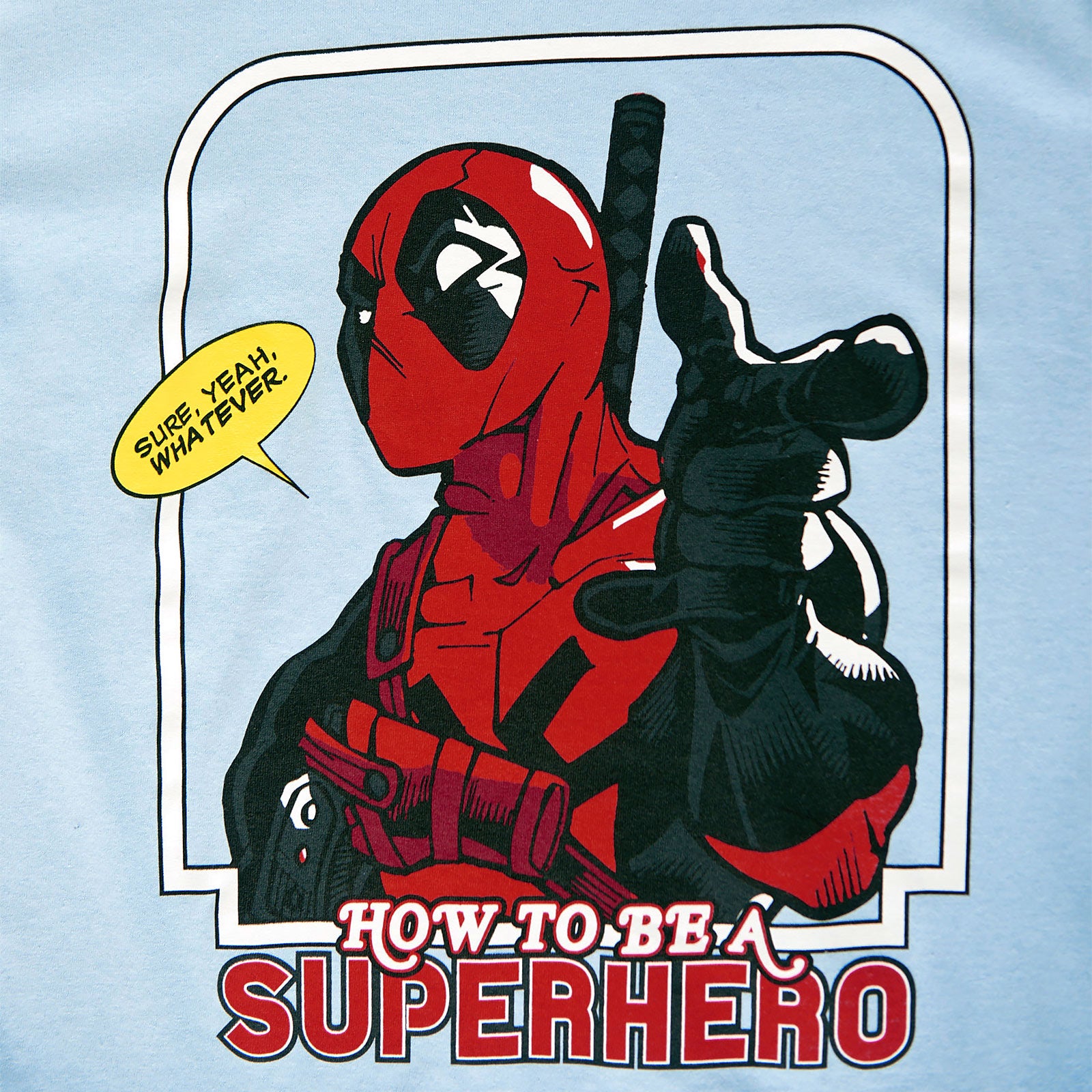 Imagen del producto Deadpool - Cómo ser un superhéroe Camiseta azul