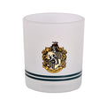 Imagen del producto Harry Potter - Vaso de vidrio de leche con escudo de Hufflepuff