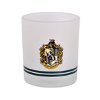 Imagen del producto Harry Potter - Vaso de vidrio de leche con escudo de Hufflepuff
