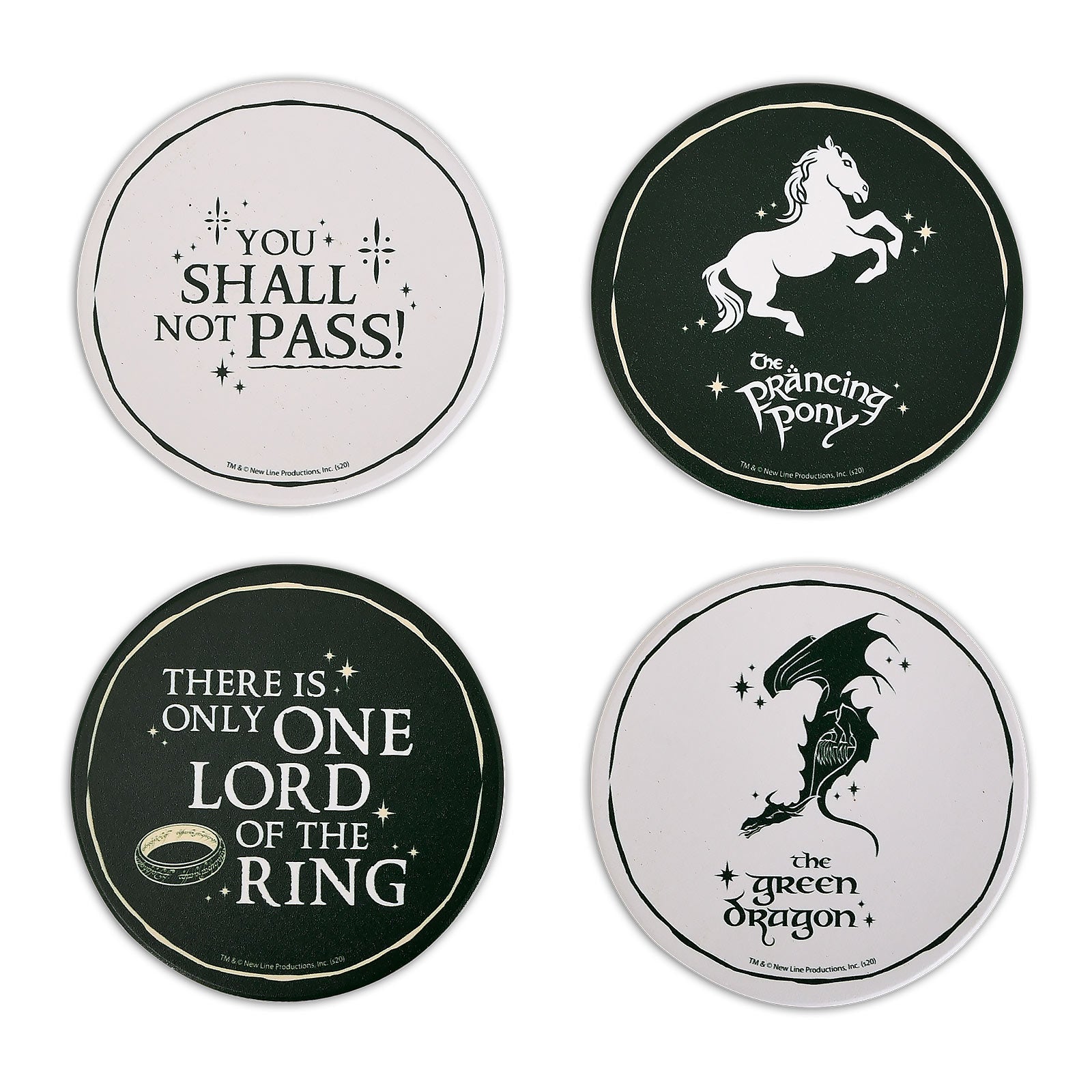 Product image The Lord of the Rings Coaster 4 Piece Set
