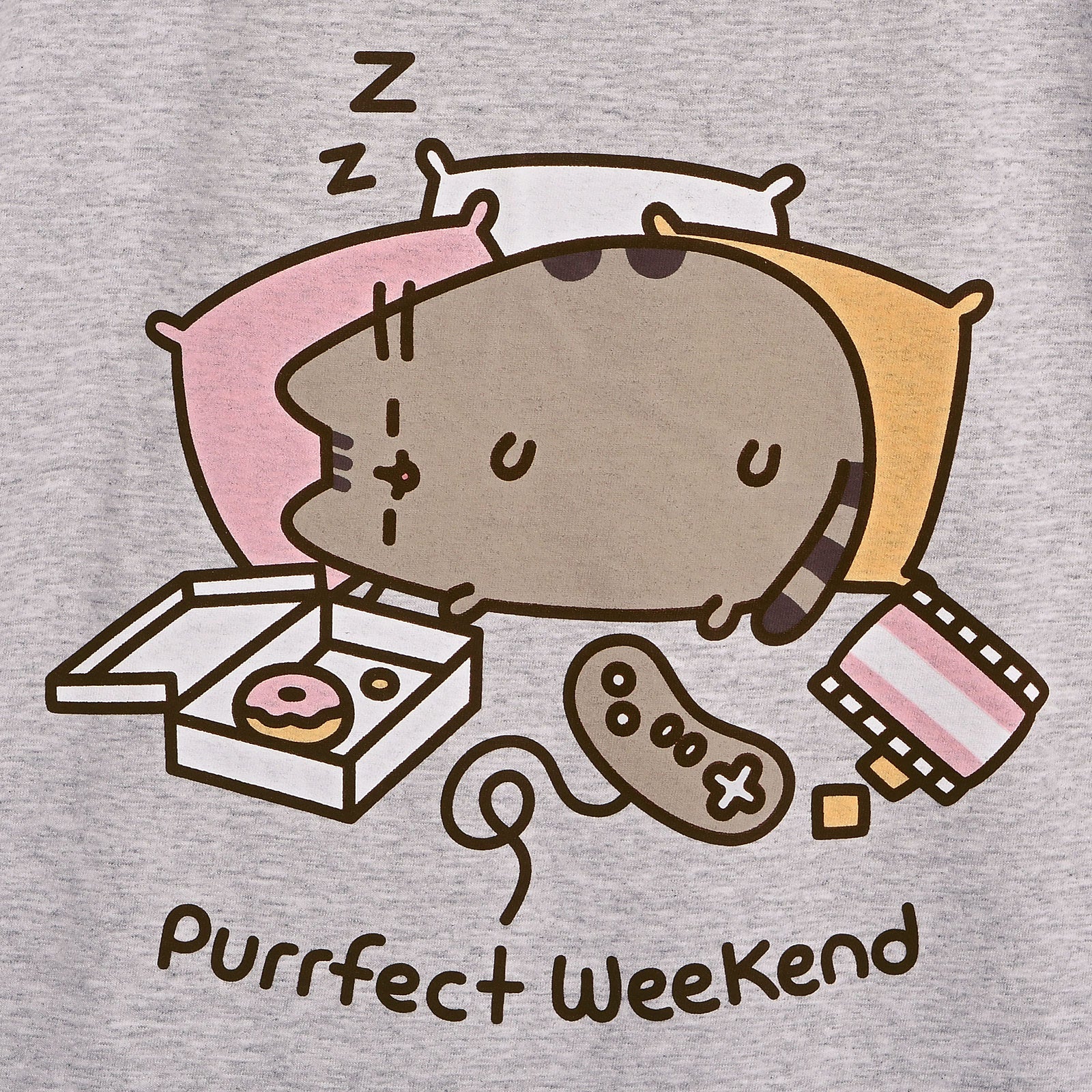 Imagen del producto Pusheen - Purrfect Weekend Camiseta de mujer gris