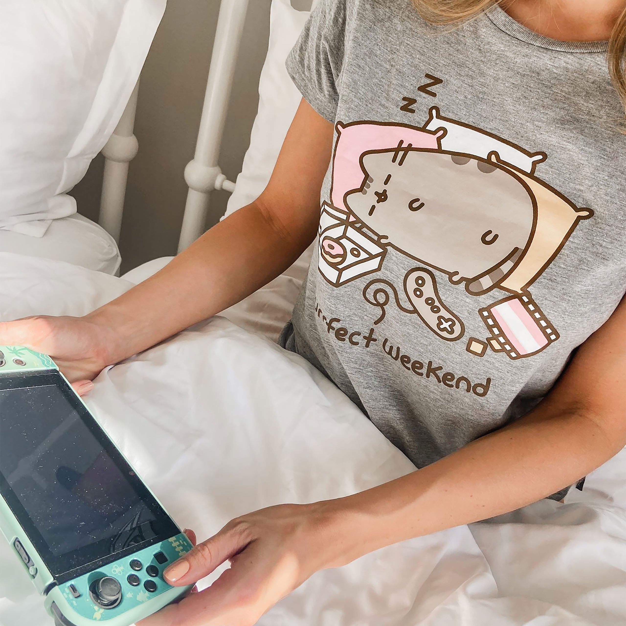 Imagen del producto Pusheen - Purrfect Weekend Camiseta de mujer gris