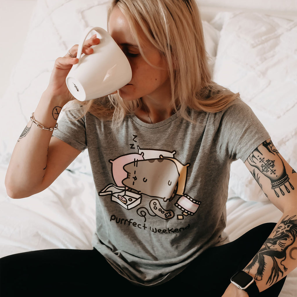 Product image Pusheen - Purrfect Weekend Women's T-Shirt Grey