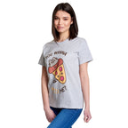 Imagen del producto Pusheen - ¿Quieres una pizza de mí? Camiseta gris