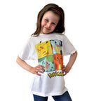 Imagen del producto Pokemon - Camiseta infantil de inicio de Kanto blanca