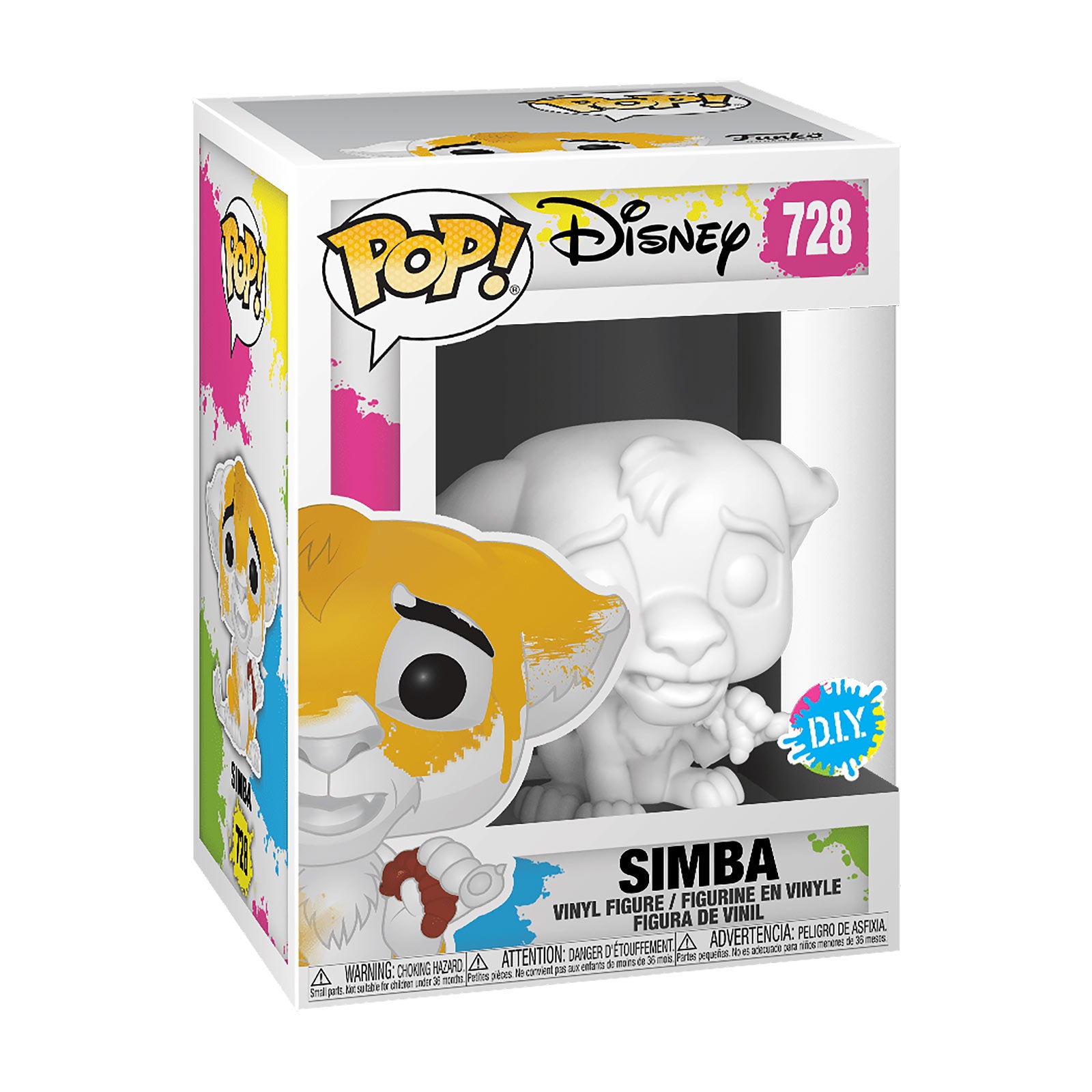 Imagen del producto El Rey León - Figura Funko Pop DIY de Simba