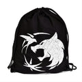 Imagen del producto Bolsa de deporte con emblema de lobo para fans de Witcher negro