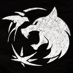Imagen del producto Bolsa de deporte con emblema de lobo para fans de Witcher negro