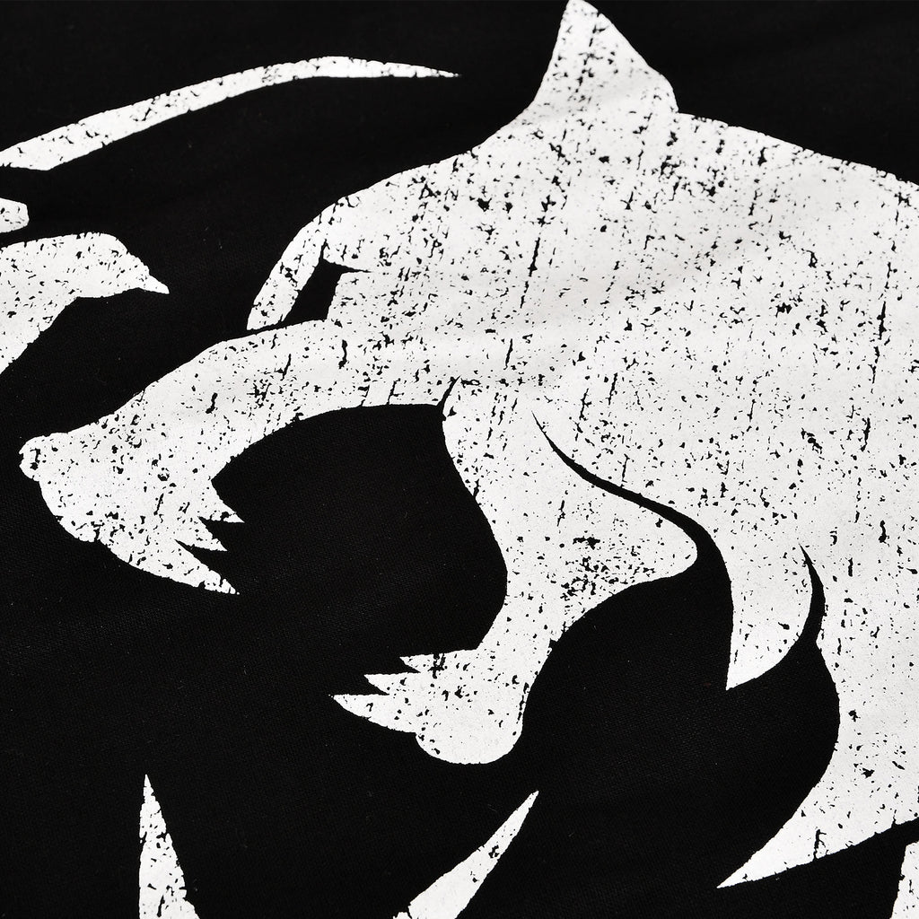 Imagen del producto Bolsa de deporte con emblema de lobo para fans de Witcher negro