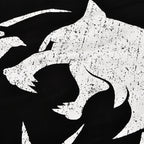 Imagen del producto Bolsa de deporte con emblema de lobo para fans de Witcher negro