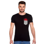Imagen del producto Camiseta de bolsillo Rubí para fans de Zelda negra