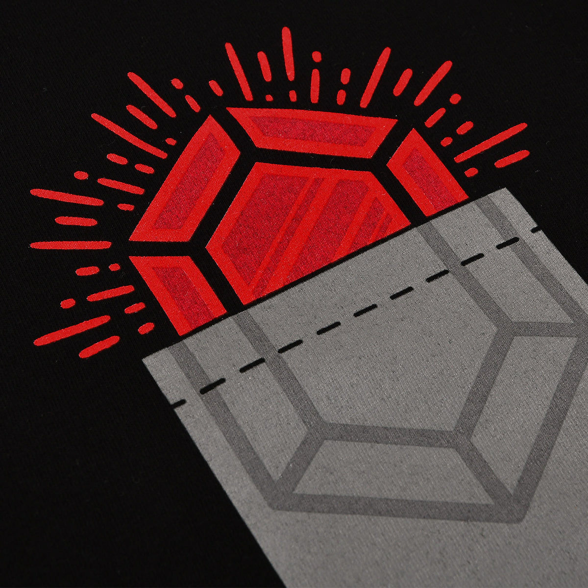 Imagen del producto Camiseta de bolsillo Rubí para fans de Zelda negra