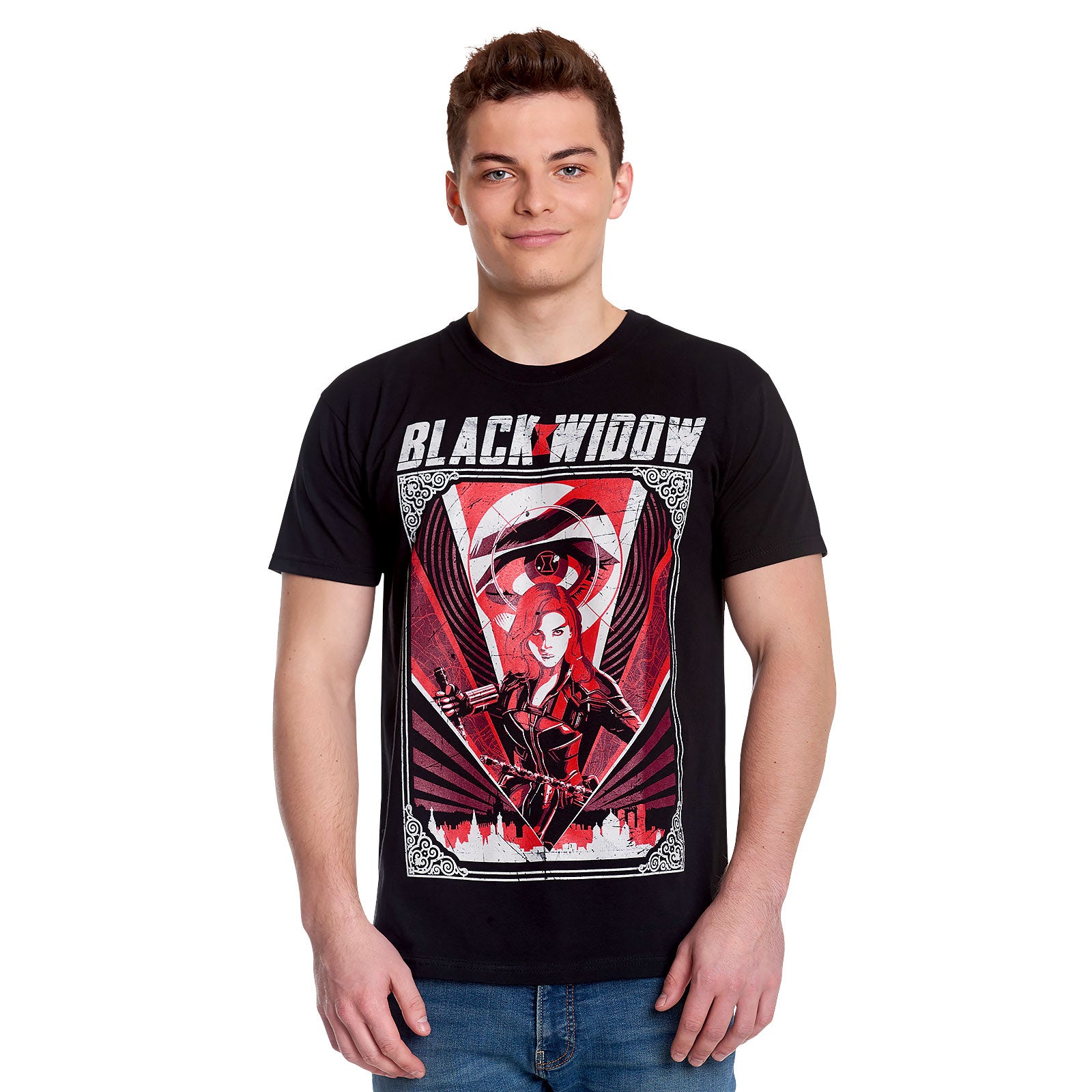 Product image Black Widow - Eye in the Sky Movie T-Shirt Black
