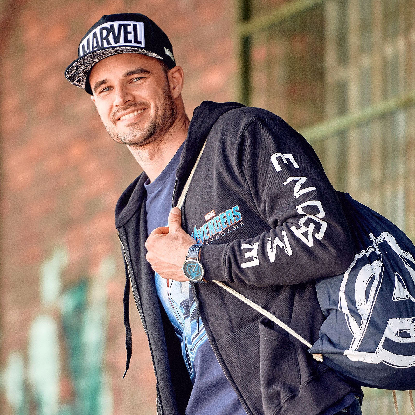 Imagen del producto Marvel - Gorra Snapback Logo negra