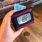 Imagen del producto Naruto - Billetera de metal con símbolo Anti Konoha