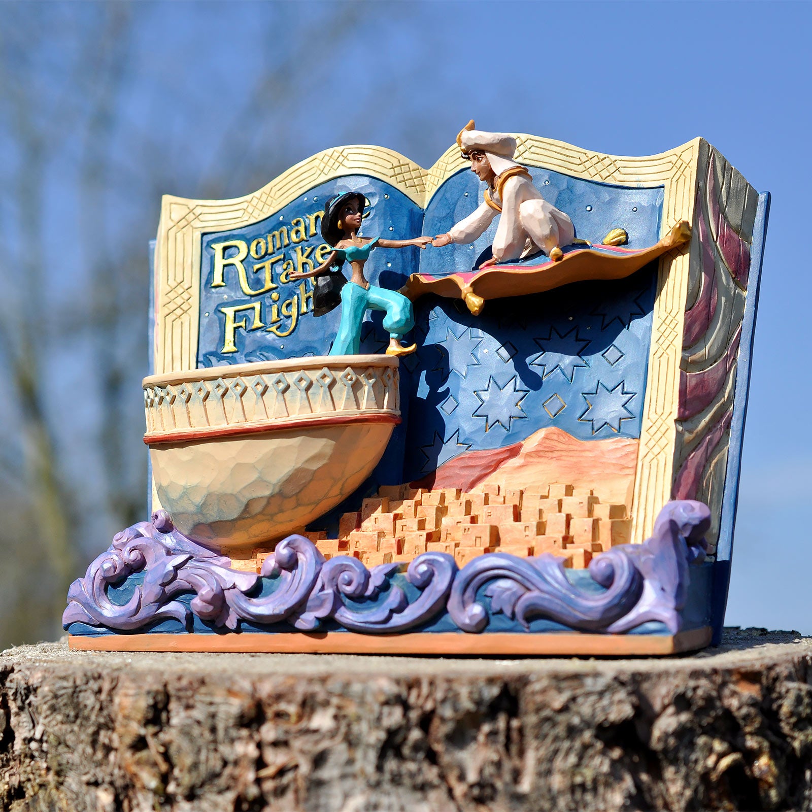 Imagen del producto Aladdin - Romance Takes Flight Storybook Figur