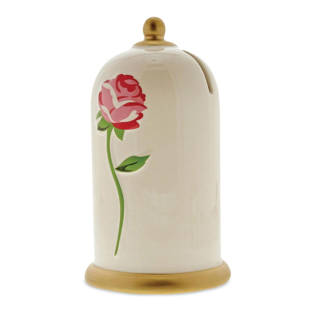 Imagen del producto La Bella y la Bestia - Hucha Encantada Rosa