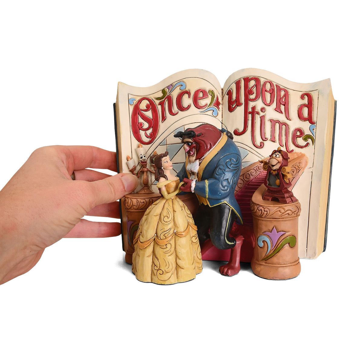 Imagen del producto La Bella y la Bestia - Figura Love Endures Storybook