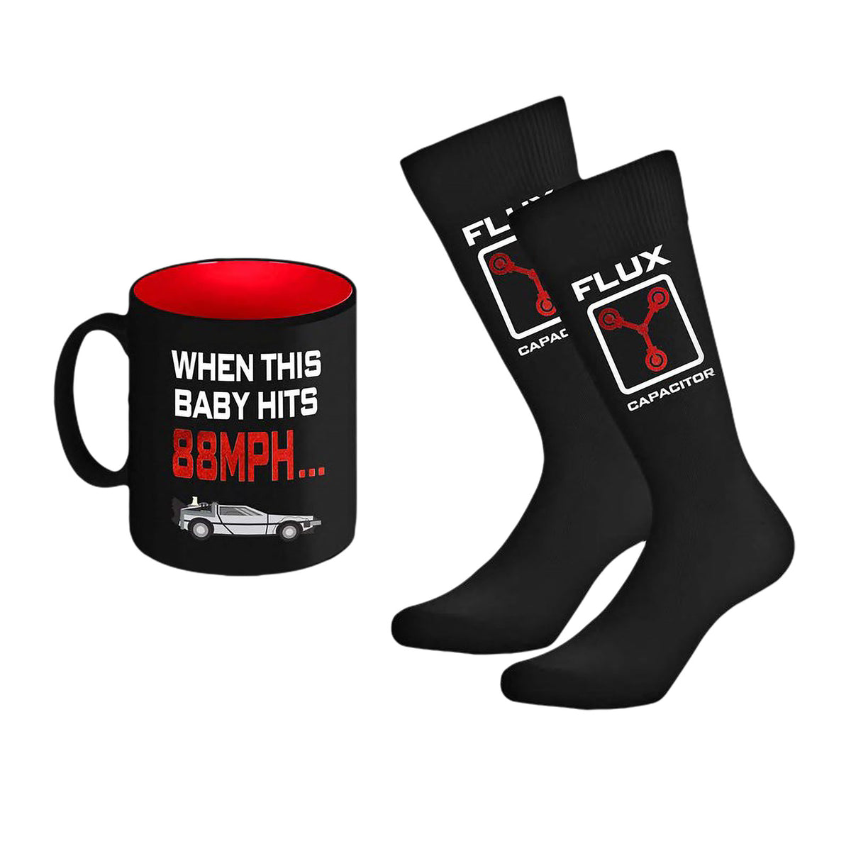 Imagen del producto Regreso al Futuro - Set de Calcetines y Taza Flux Capacitor