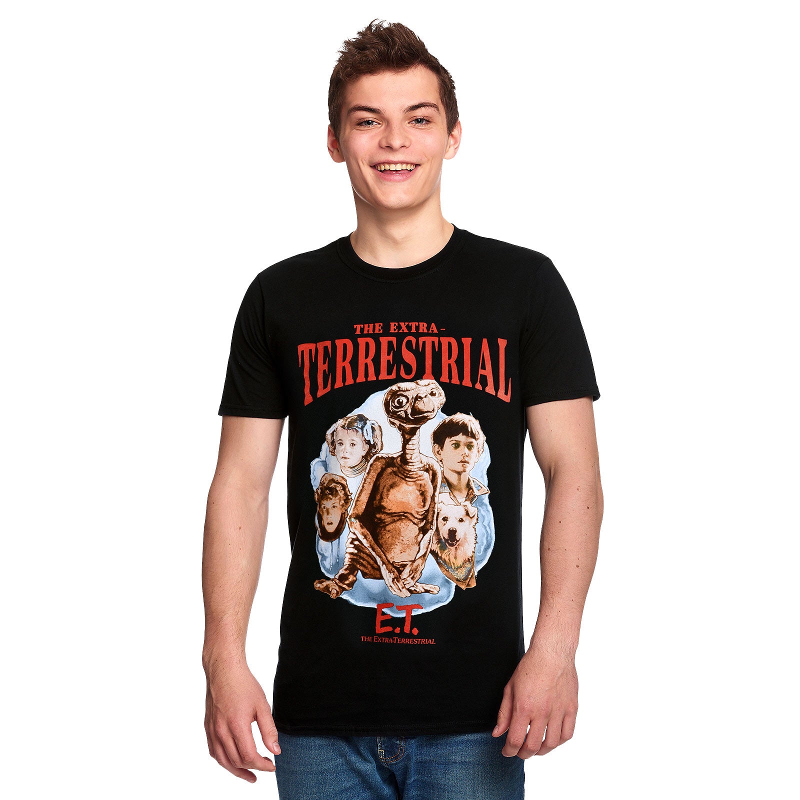 Imagen del producto Camiseta negra de E.T. El Extraterrestre