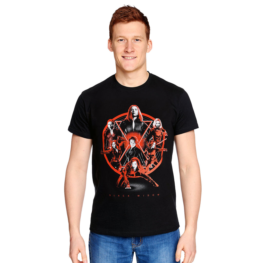 Imagen del producto Black Widow - Camiseta Collage negra