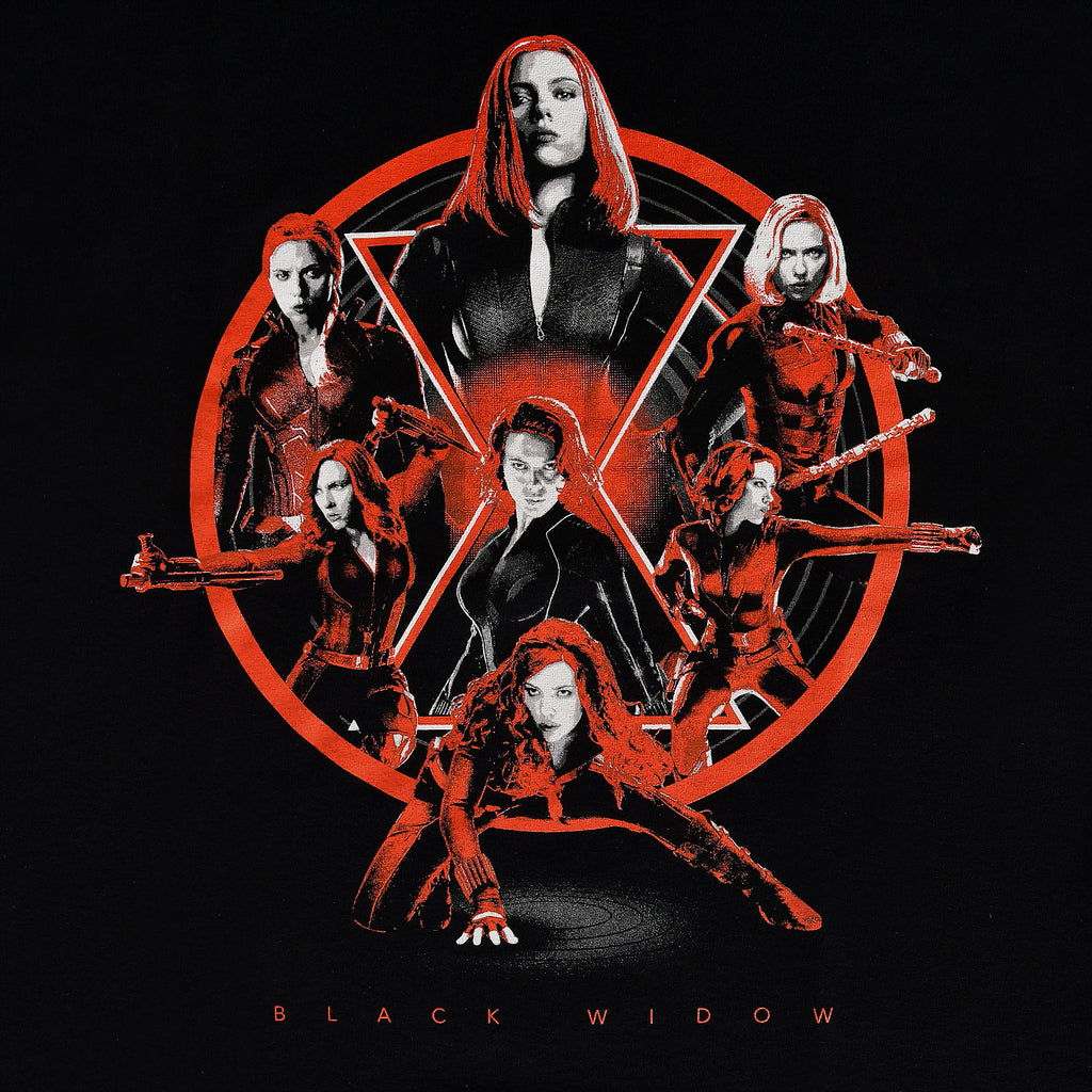 Imagen del producto Black Widow - Camiseta Collage negra