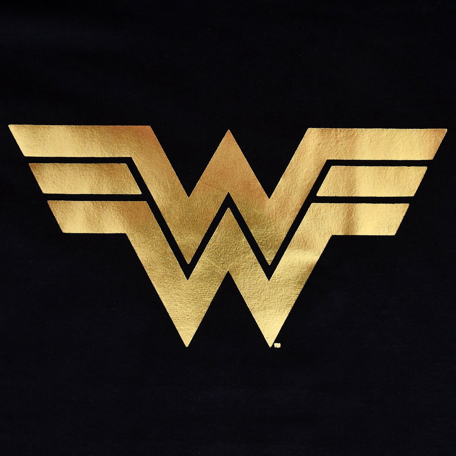 Imagen del producto Wonder Woman - Camiseta con Logo Mujer Negra