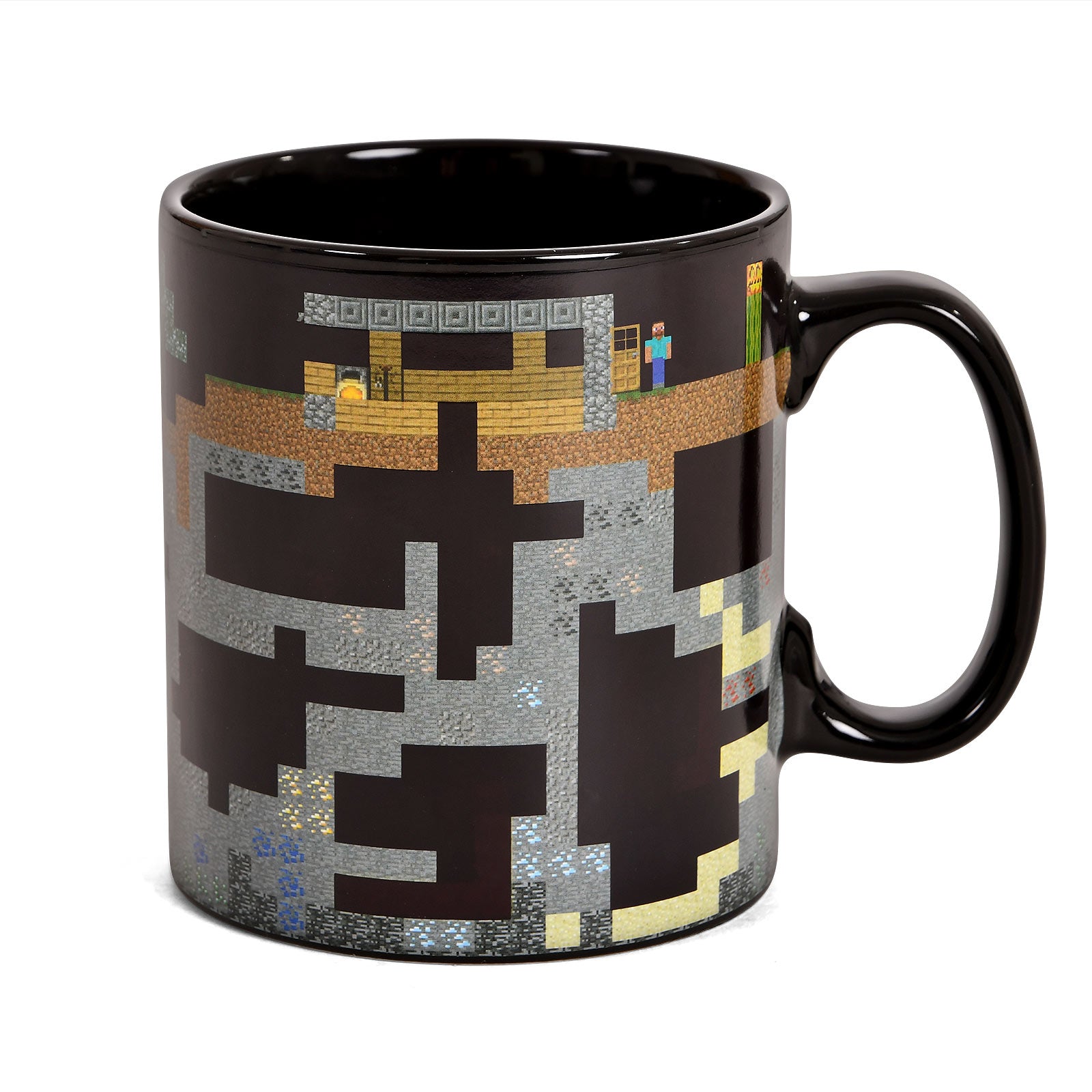 Imagen del producto Minecraft - Taza de efecto térmico Pixel World