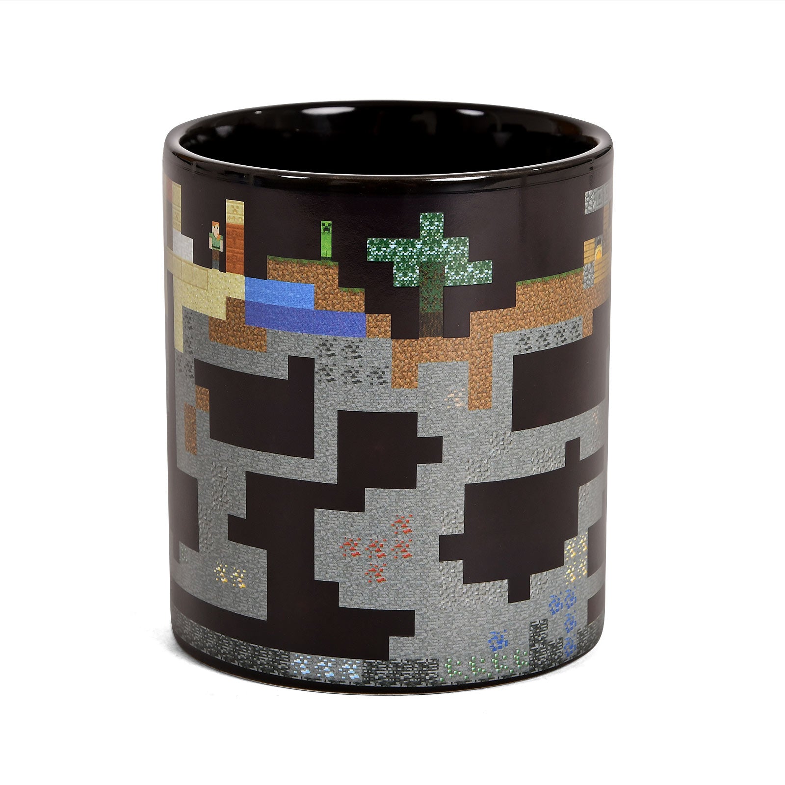 Imagen del producto Minecraft - Taza de efecto térmico Pixel World