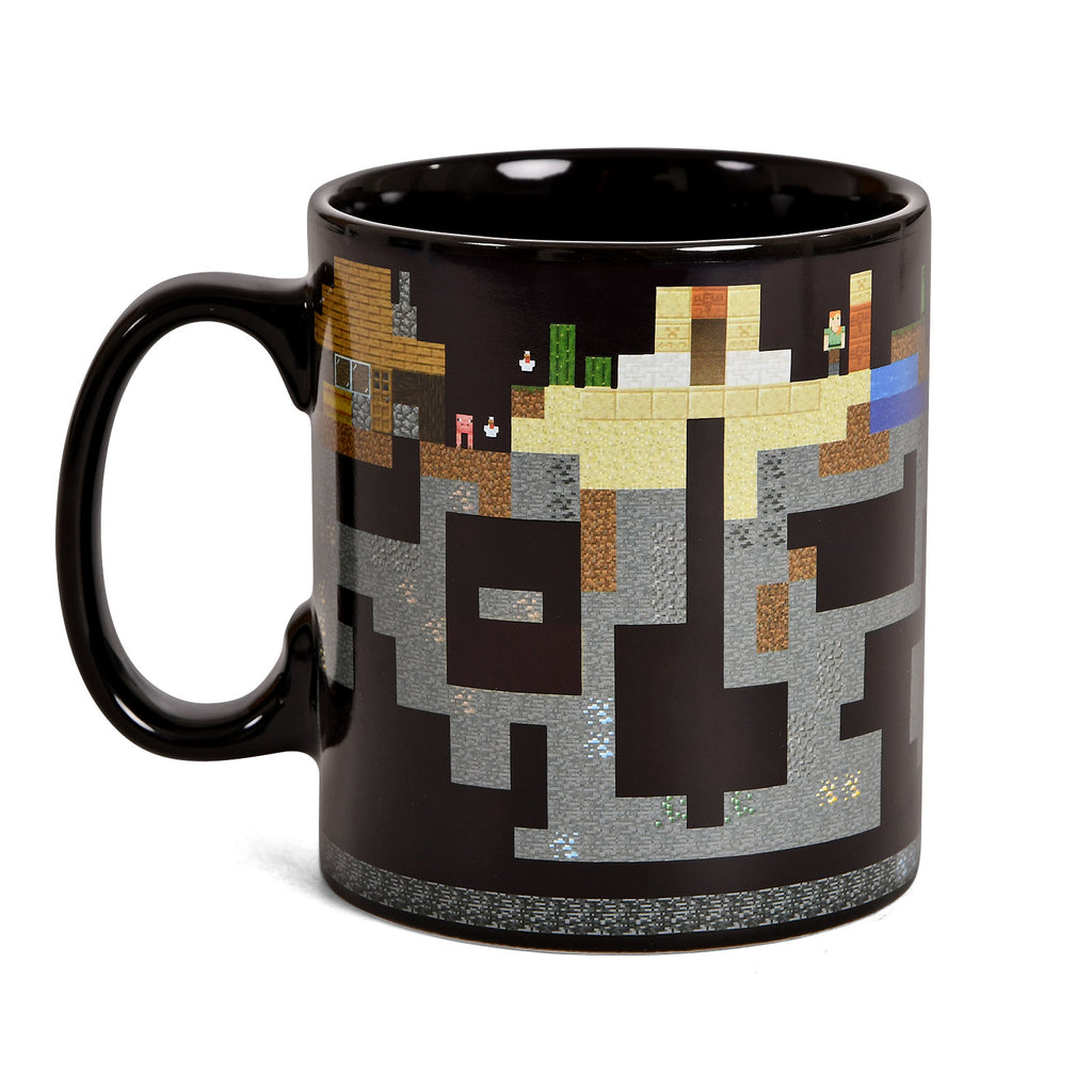 Imagen del producto Minecraft - Taza de efecto térmico Pixel World