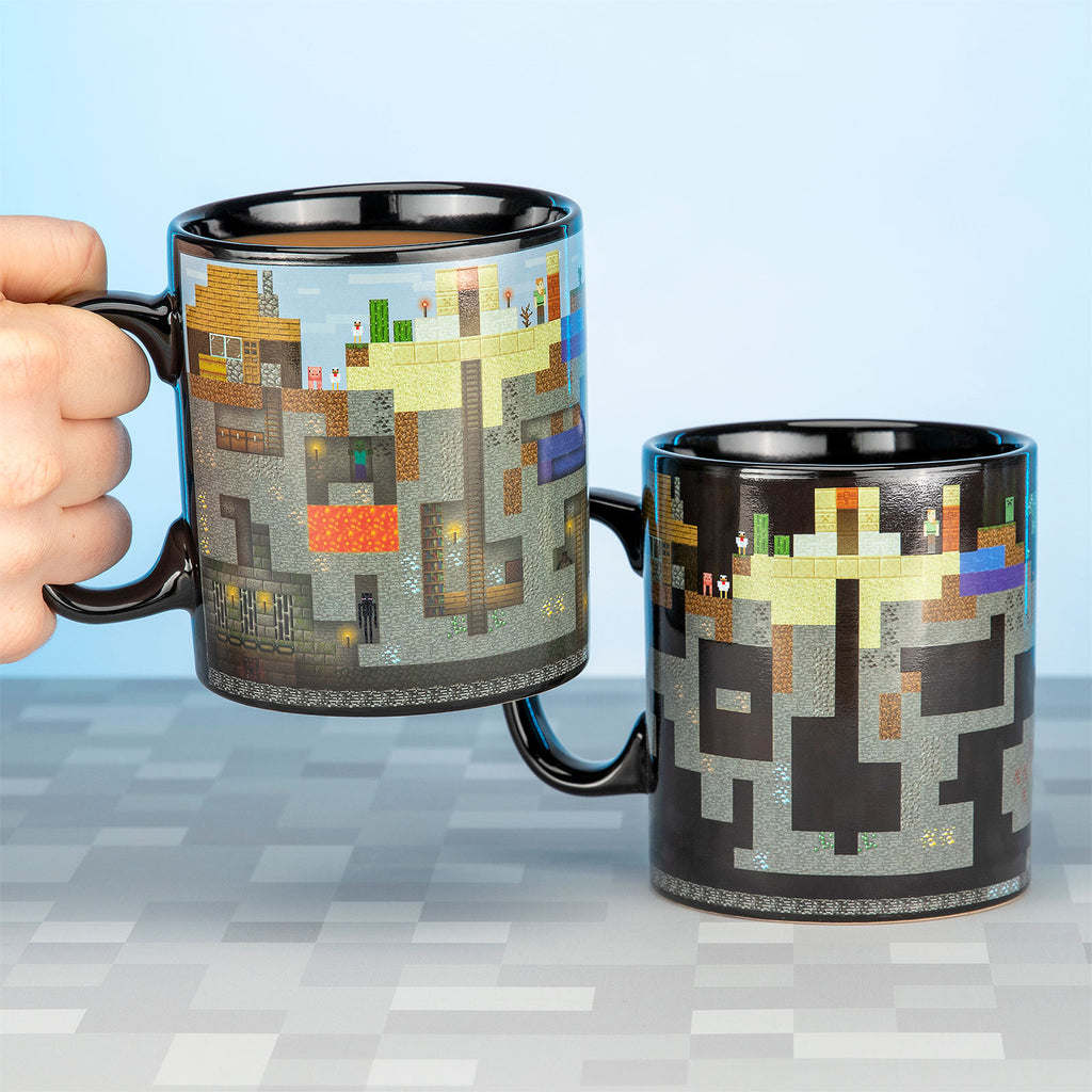 Imagen del producto Minecraft - Taza de efecto térmico Pixel World