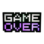 Product image Game Over 8-Bit Retro Table Lamp for Gaming Fans