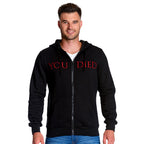Imagen del producto Dark Souls - Chaqueta con capucha negra destruida 'You Died'