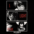 Imagen del producto Death Note - Camiseta de personajes negra