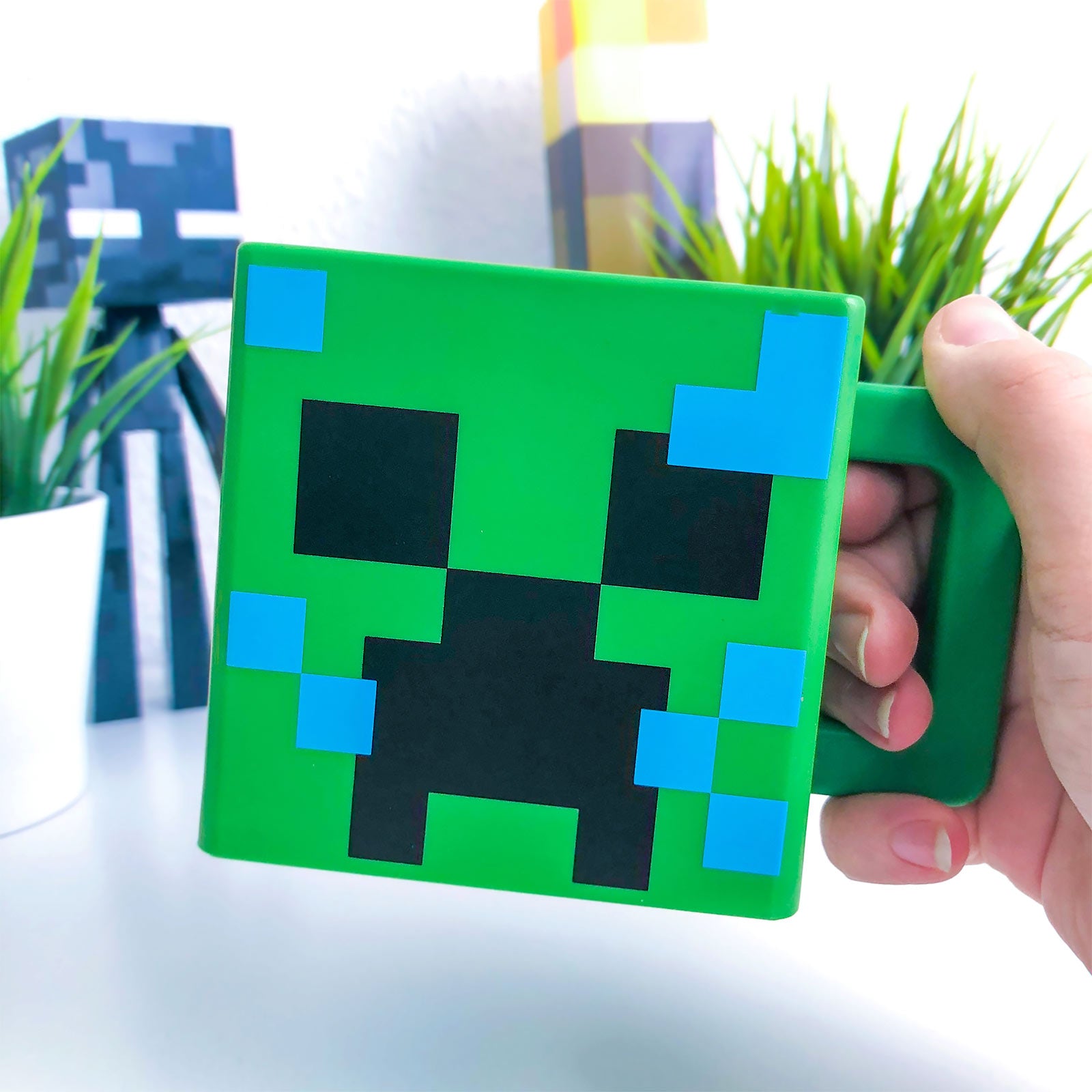 Imagen del producto Minecraft - Taza Charged Creeper verde