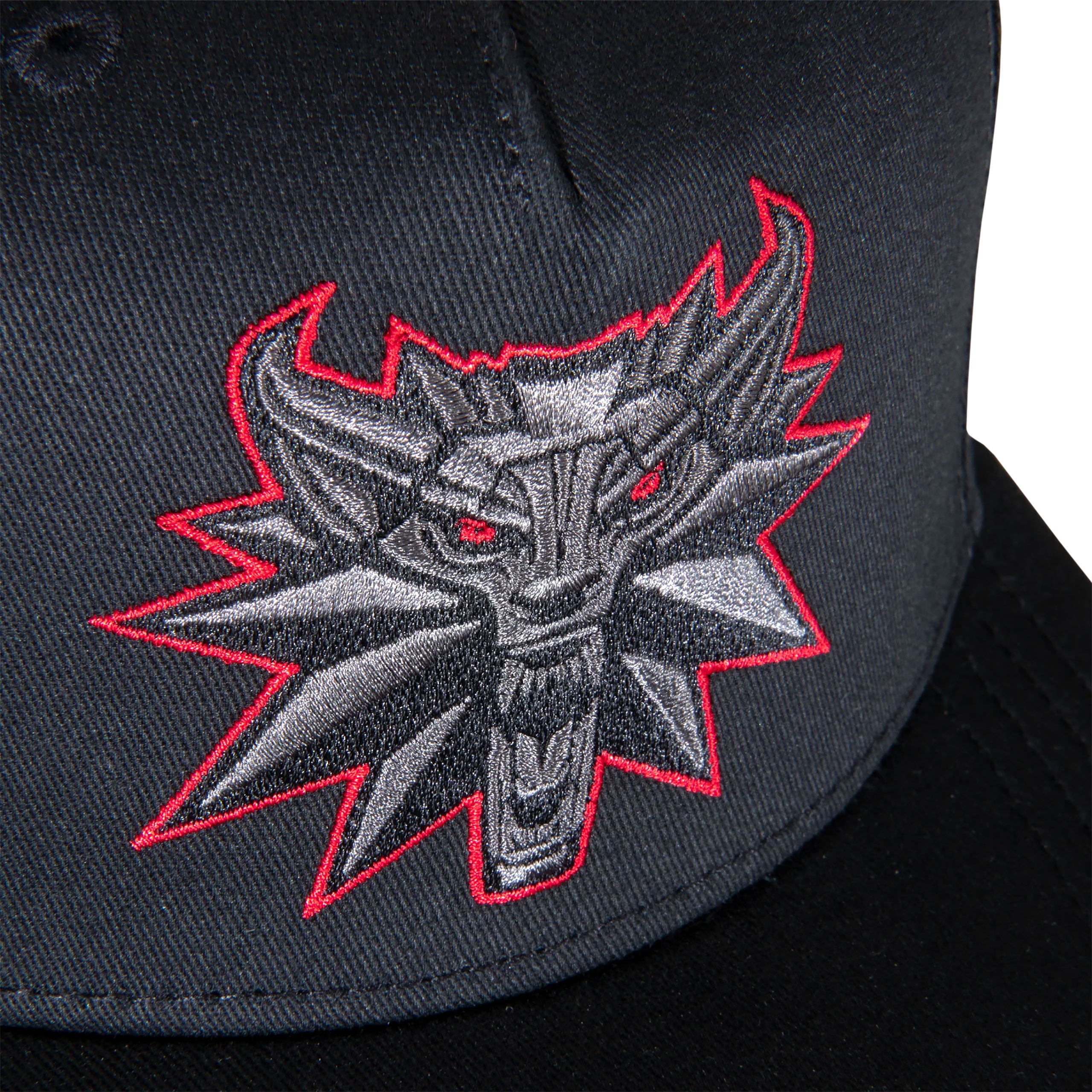 Imagen del producto Witcher - Gorra Snapback del Medallón del Lobo Negro