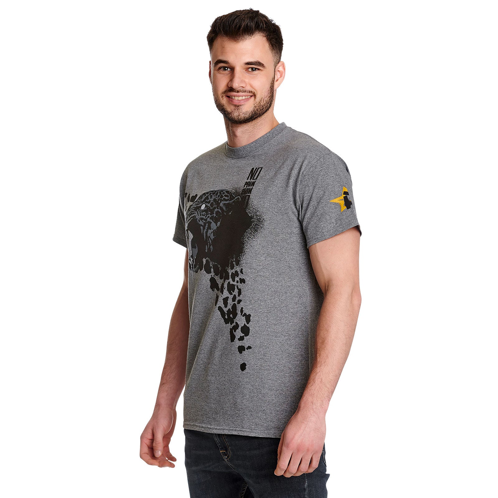 Imagen del producto Cyberpunk 2077 - Camiseta gris con spray de Animals