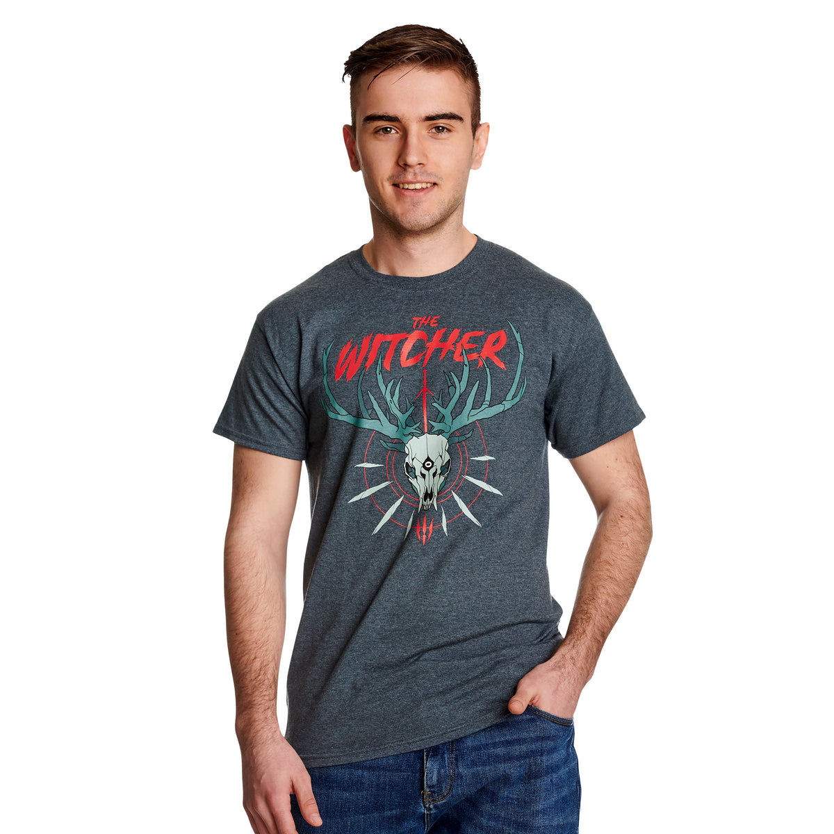 Imagen del producto Witcher - Camiseta Trophy Hunter gris