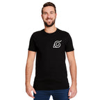 Imagen del producto Naruto - Camiseta Mini Símbolo de Konoha negra