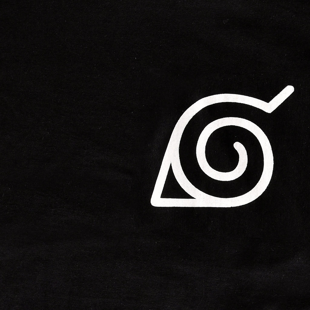 Imagen del producto Naruto - Camiseta Mini Símbolo de Konoha negra