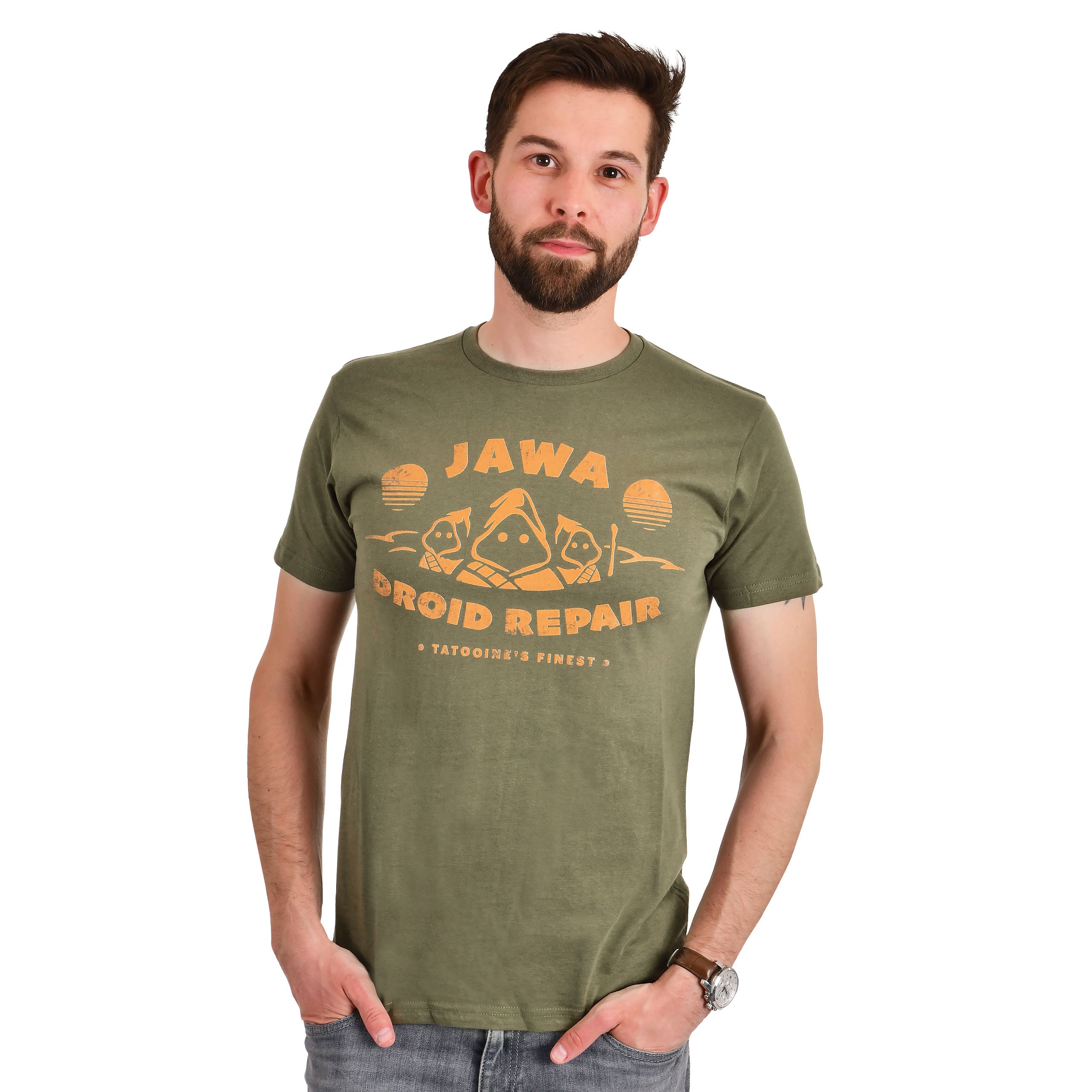 Imagen del producto Star Wars - Camiseta de reparación de droides Jawa verde