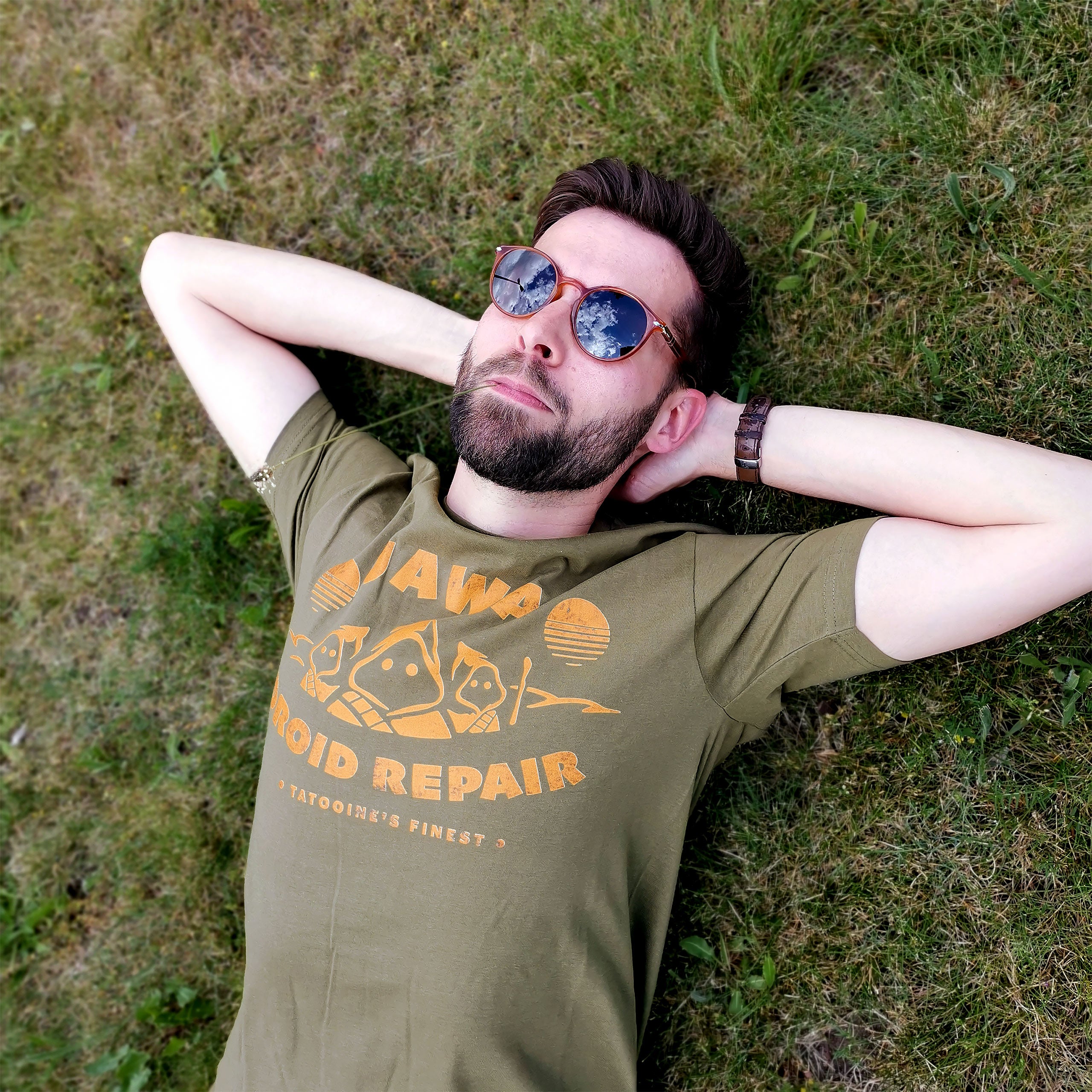 Imagen del producto Star Wars - Camiseta de reparación de droides Jawa verde
