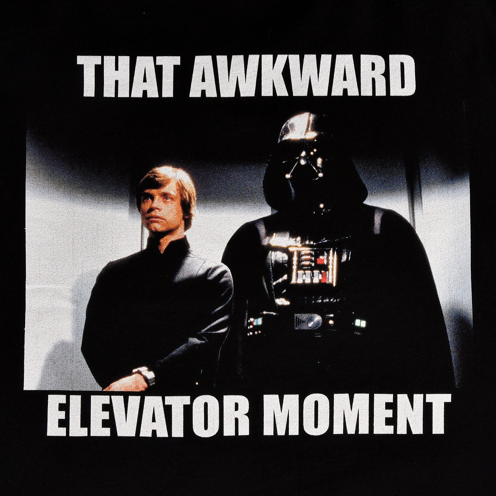 Imagen del producto Star Wars - Camiseta Elevator Moment negra