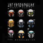 Imagen del producto Star Wars - Camiseta negra de cascos Mandalorianos