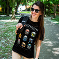 Imagen del producto Star Wars - Camiseta negra de cascos Mandalorianos