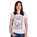 Imagen del producto La Bella y la Bestia - Camiseta de película para mujer en blanco