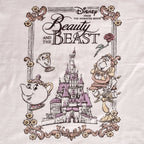 Imagen del producto La Bella y la Bestia - Camiseta de película para mujer en blanco