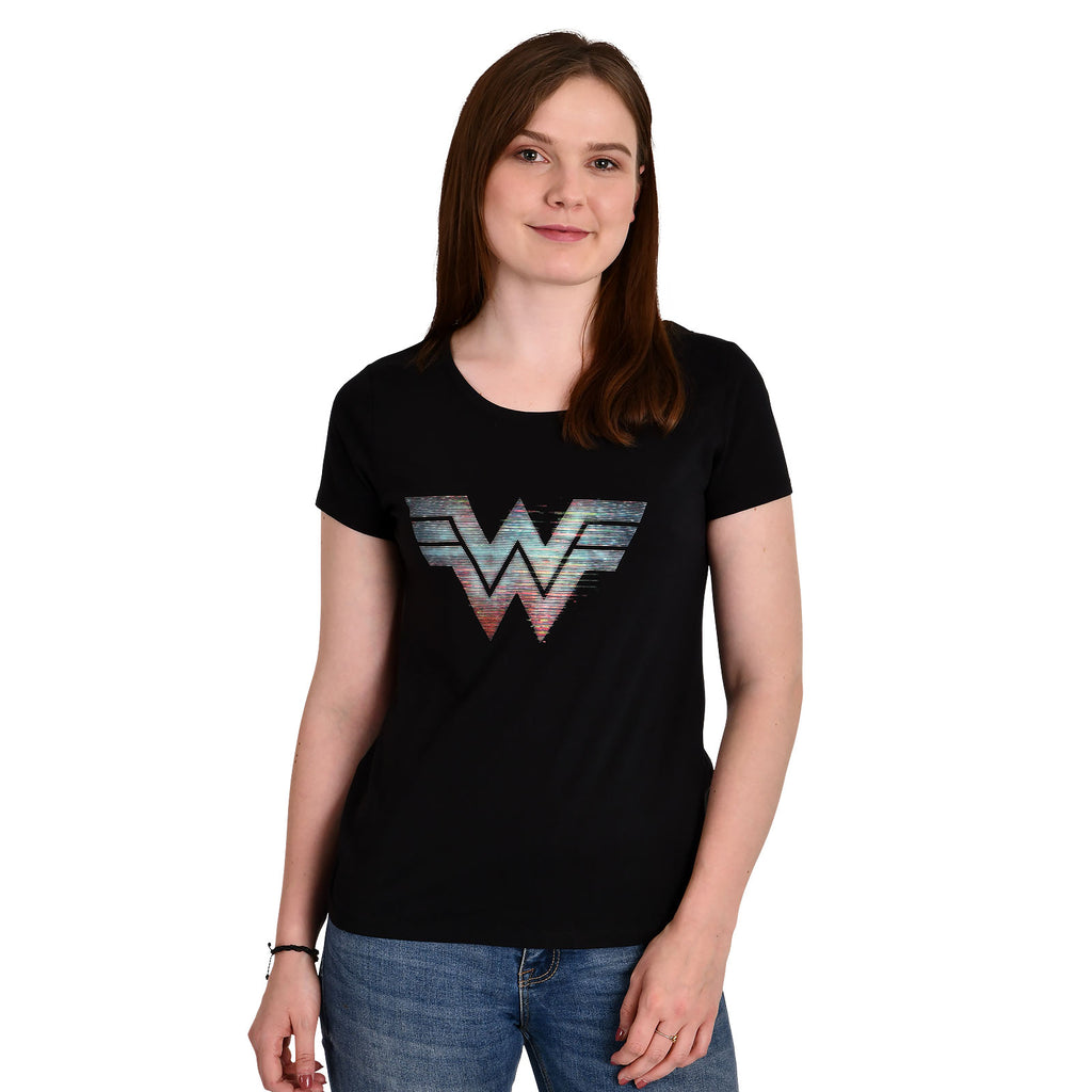 Imagen del producto Wonder Woman - 1984 Logo Camiseta de mujer negra