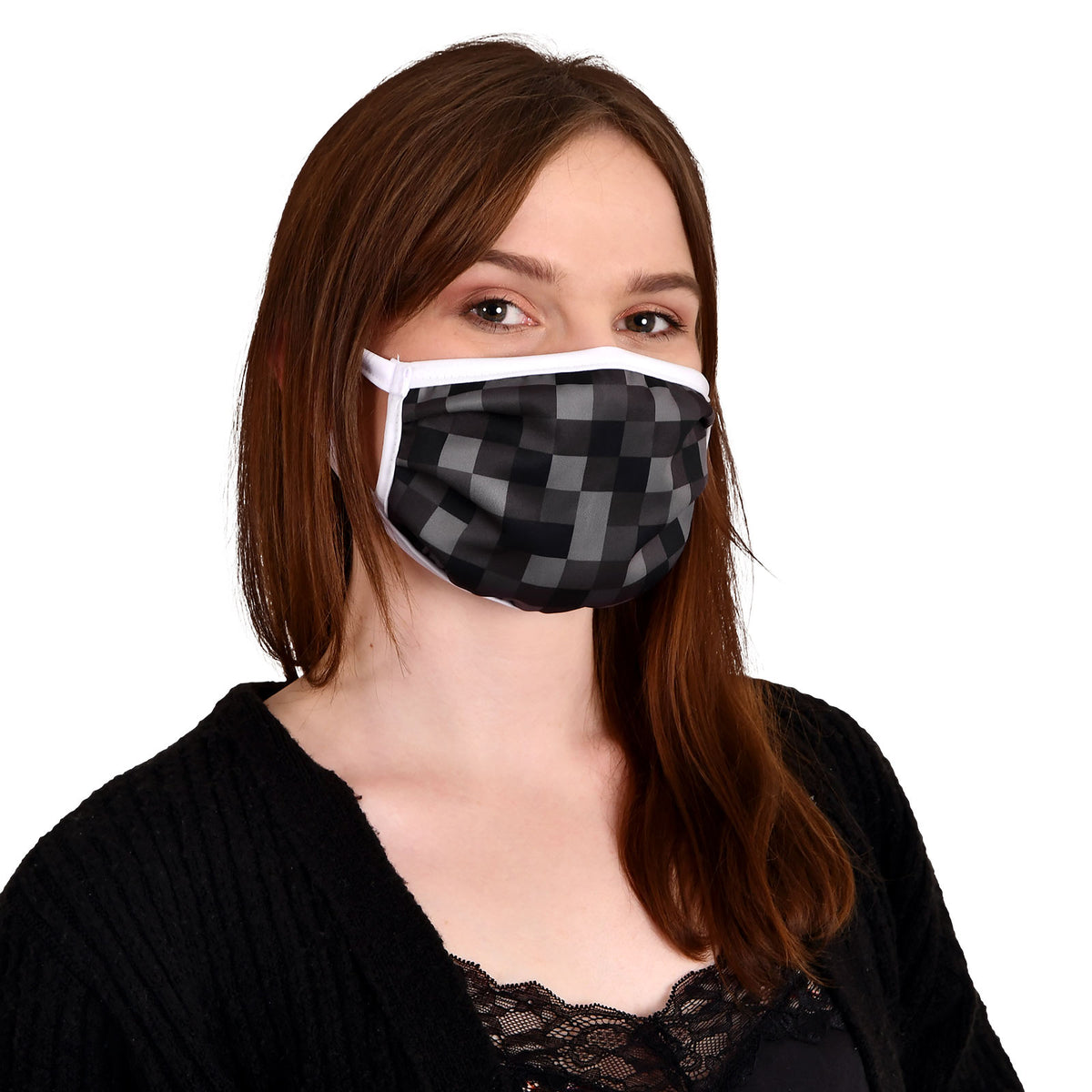 Imagen del producto Máscara facial de píxeles para fans de Minecraft